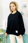 156405 B Yaka Sardonlu Sweatshirt